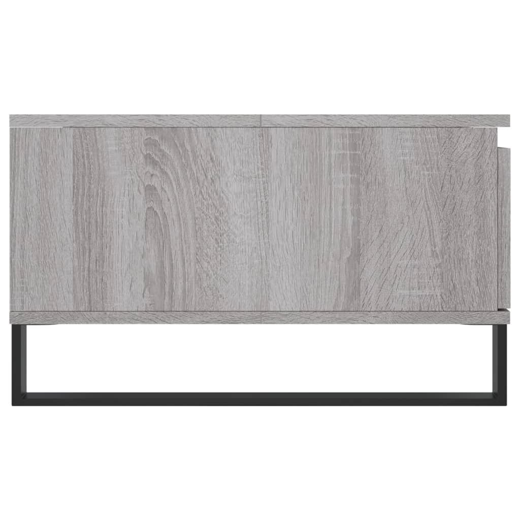 Τραπεζάκι Σαλονιού Γκρι Sonoma 90x60x35 εκ. Επεξεργασμένο Ξύλο - Pakobazaar