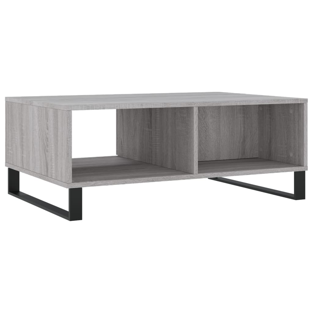 Τραπεζάκι Σαλονιού Γκρι Sonoma 90x60x35 εκ. Επεξεργασμένο Ξύλο - Pakobazaar