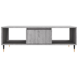 Τραπεζάκι Σαλονιού Γκρι Sonoma 104x60x35 εκ. Επεξεργασμένο Ξύλο