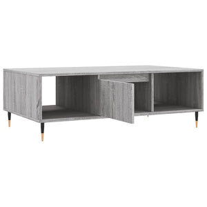 Τραπεζάκι Σαλονιού Γκρι Sonoma 104x60x35 εκ. Επεξεργασμένο Ξύλο