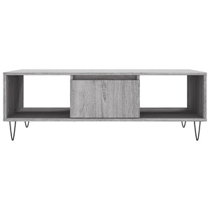 Τραπεζάκι Σαλονιού Γκρι Sonoma 104x60x35 εκ. Επεξεργασμένο Ξύλο