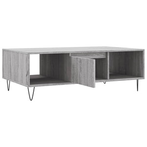 Τραπεζάκι Σαλονιού Γκρι Sonoma 104x60x35 εκ. Επεξεργασμένο Ξύλο