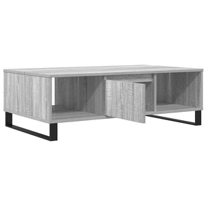 Τραπεζάκι Σαλονιού Γκρι Sonoma 104x60x35 εκ. Επεξεργασμένο Ξύλο - Pakobazaar