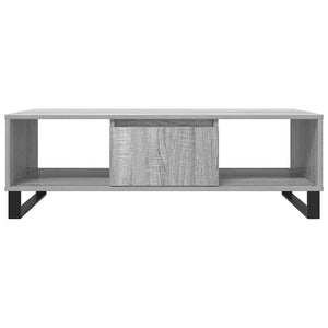 Τραπεζάκι Σαλονιού Γκρι Sonoma 104x60x35 εκ. Επεξεργασμένο Ξύλο - Pakobazaar