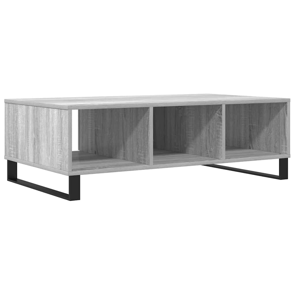 Τραπεζάκι Σαλονιού Γκρι Sonoma 104x60x35 εκ. Επεξεργασμένο Ξύλο - Pakobazaar
