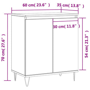 Συρταριέρα Sonoma Δρυς 60x35x70 εκ. Επεξεργασμένο Ξύλο
