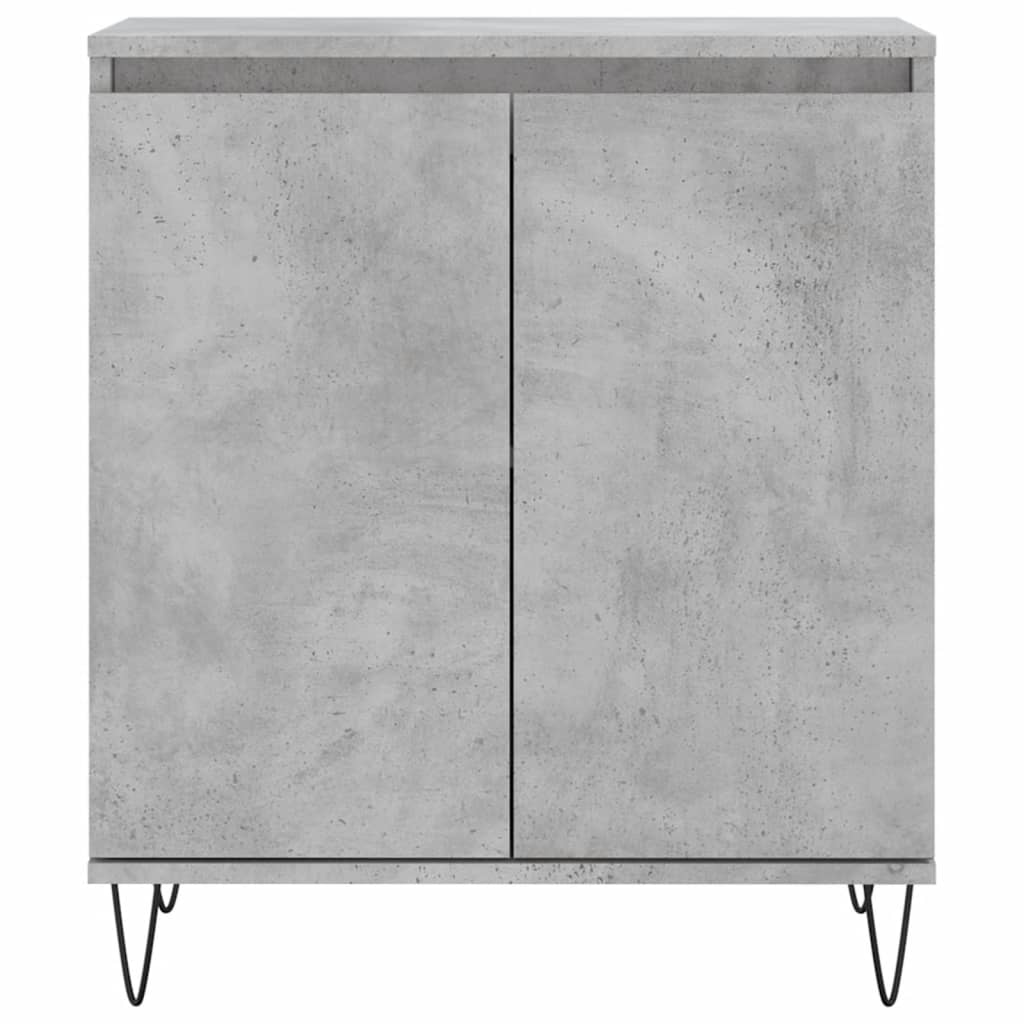 Ντουλάπι Γκρι Σκυροδέματος 60x35x70 εκ. Επεξεργασμένο Ξύλο