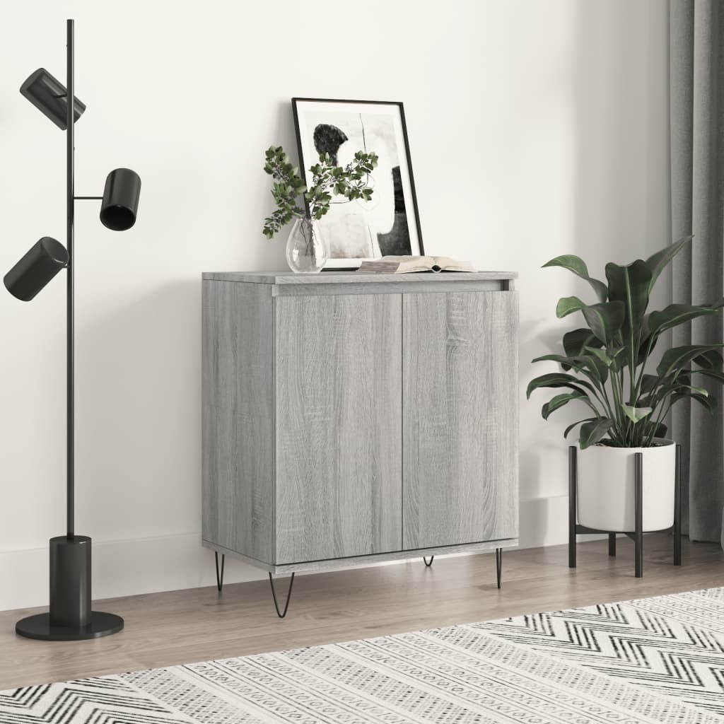 Ντουλάπι Γκρι Sonoma 60x35x70 εκ. από Επεξεργασμένο Ξύλο