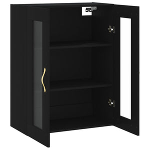 Ντουλάπι Τοίχου Μαύρο 69,5 x 34 x 90 εκ. - Pakobazaar