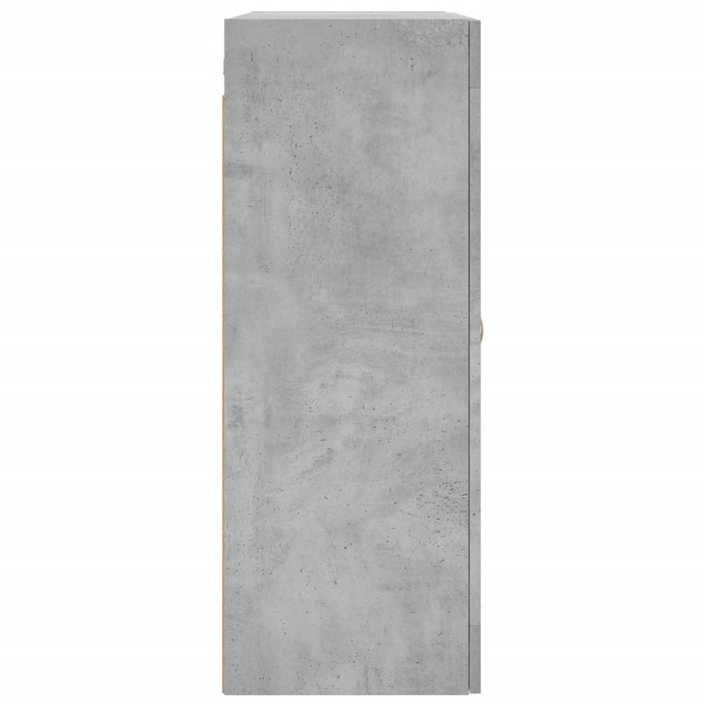 Ντουλάπι Επιτοίχιο Γκρι Σκυροδέματος 69,5 x 34 x 90 εκ. - Pakobazaar