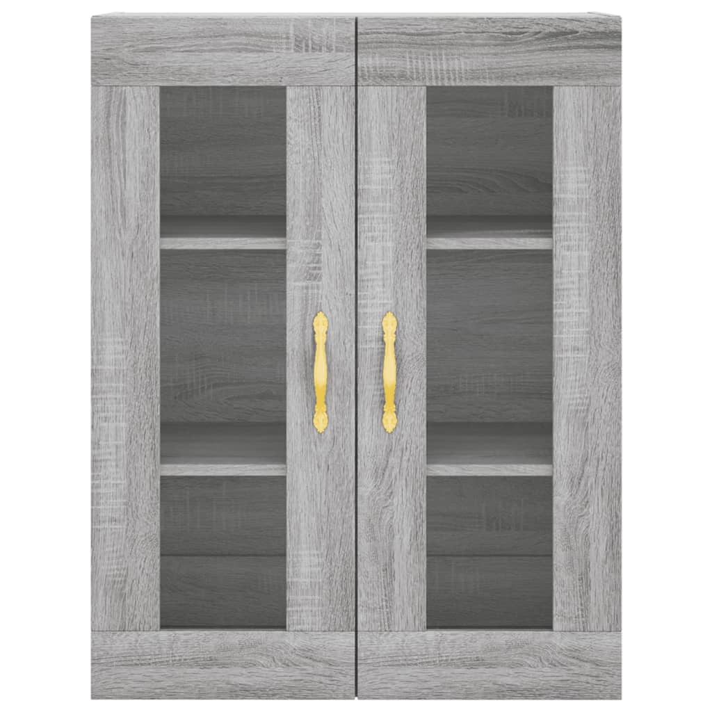 Ντουλάπι Τοίχου Γκρι Sonoma 69,5 x 34 x 90 εκ.
