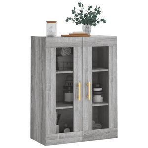 Ντουλάπι Τοίχου Γκρι Sonoma 69,5 x 34 x 90 εκ. - Pakobazaar