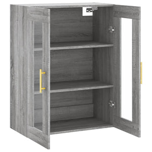 Ντουλάπι Τοίχου Γκρι Sonoma 69,5 x 34 x 90 εκ. - Pakobazaar