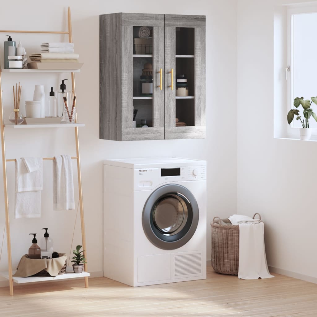 Ντουλάπι Τοίχου Γκρι Sonoma 69,5 x 34 x 90 εκ. - Pakobazaar