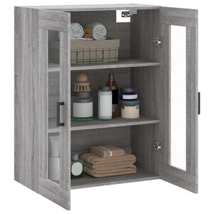 Ντουλάπι Τοίχου Γκρι Sonoma 69,5 x 34 x 90 εκ. - Pakobazaar