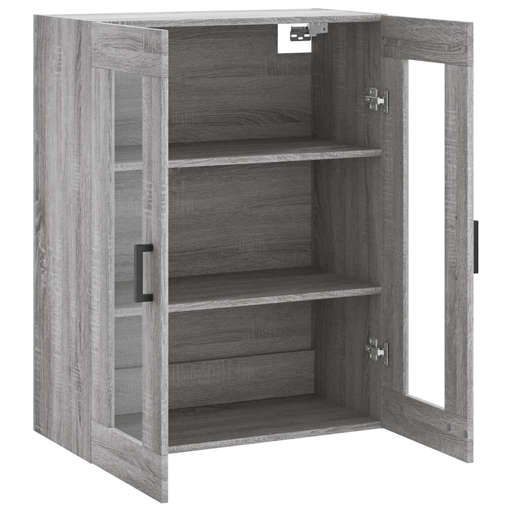 Ντουλάπι Τοίχου Γκρι Sonoma 69,5 x 34 x 90 εκ. - Pakobazaar