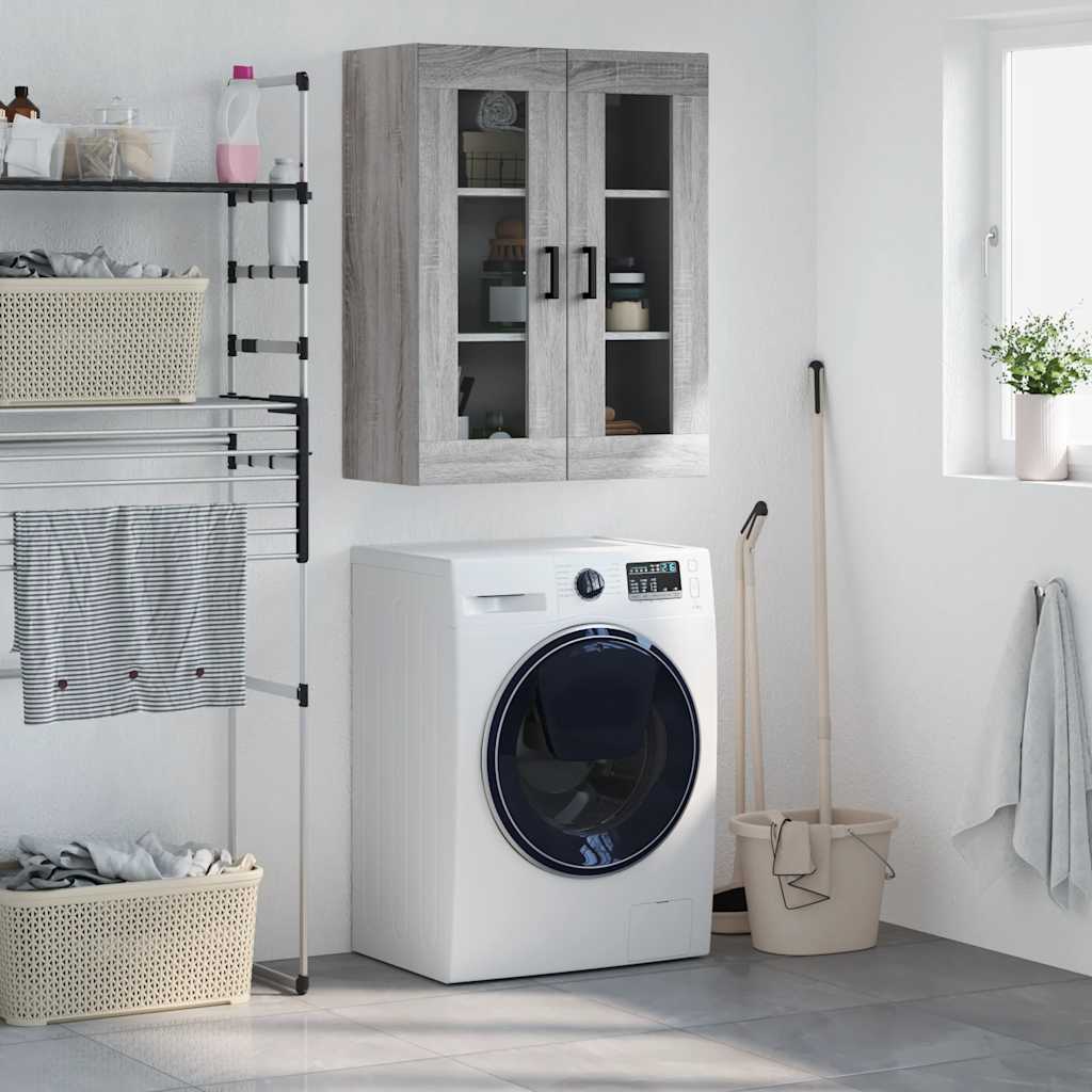 Ντουλάπι Τοίχου Γκρι Sonoma 69,5 x 34 x 90 εκ. - Pakobazaar
