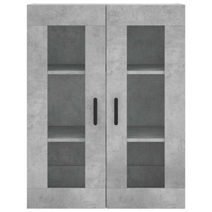 Ντουλάπι Επιτοίχιο Γκρι Σκυροδέματος 69,5 x 34 x 90 εκ. - Pakobazaar