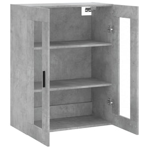 Ντουλάπι Επιτοίχιο Γκρι Σκυροδέματος 69,5 x 34 x 90 εκ.