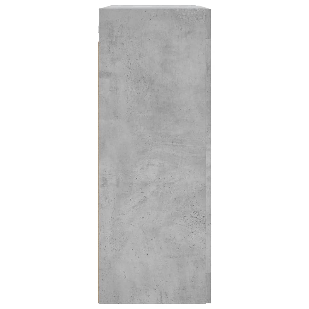 Ντουλάπι Επιτοίχιο Γκρι Σκυροδέματος 69,5 x 34 x 90 εκ.