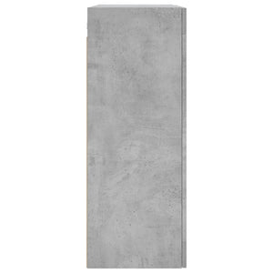 Ντουλάπι Επιτοίχιο Γκρι Σκυροδέματος 69,5 x 34 x 90 εκ.