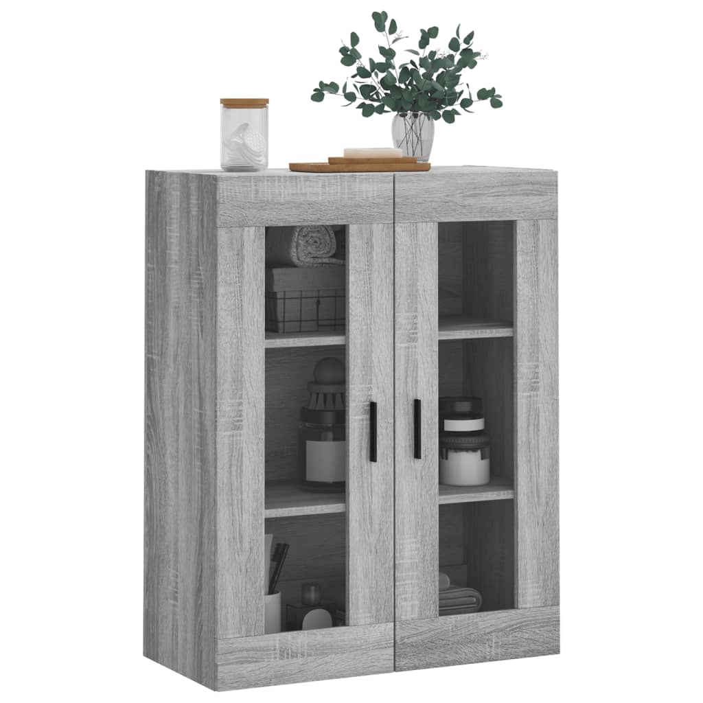 Ντουλάπι Τοίχου Γκρι Sonoma 69,5 x 34 x 90 εκ. - Pakobazaar