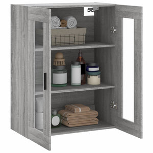 Ντουλάπι Τοίχου Γκρι Sonoma 69,5 x 34 x 90 εκ. - Pakobazaar
