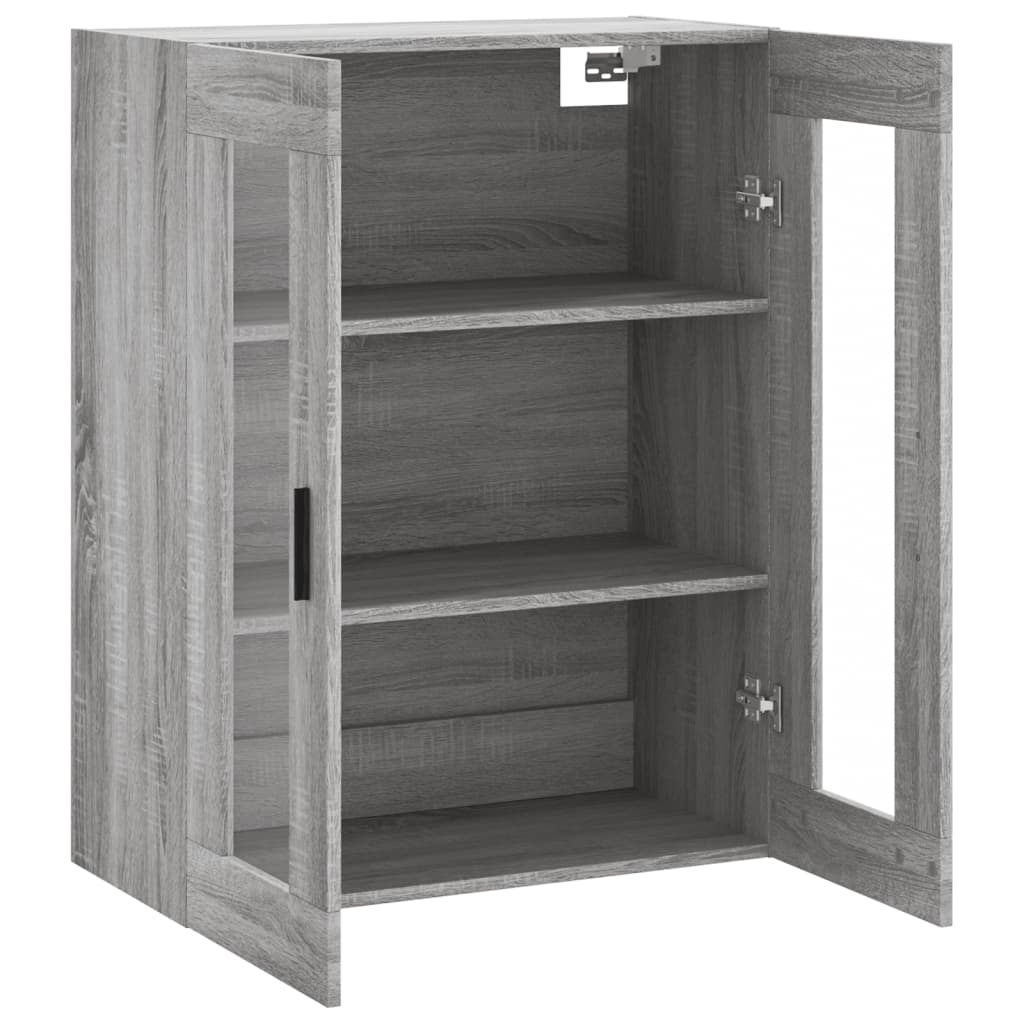 Ντουλάπι Τοίχου Γκρι Sonoma 69,5 x 34 x 90 εκ. - Pakobazaar