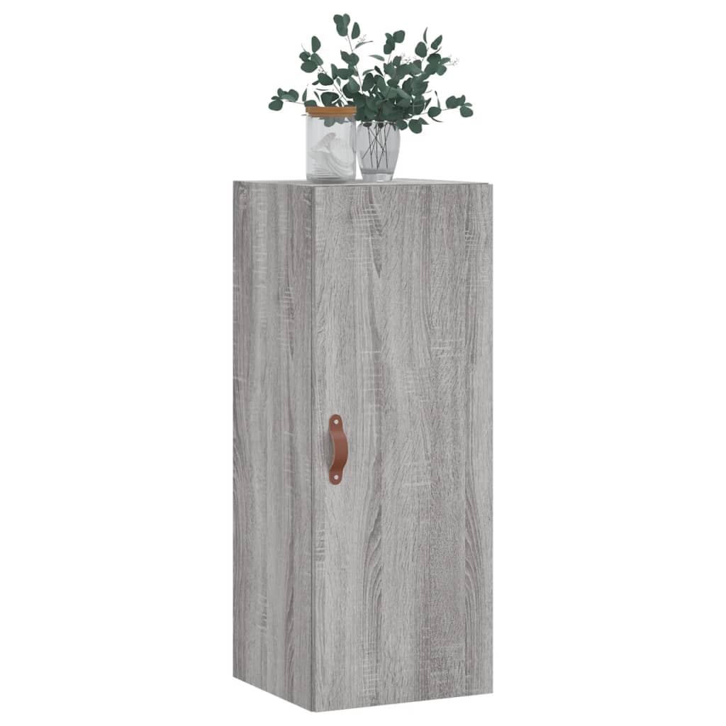 Ντουλάπι Τοίχου Γκρι Sonoma 34,5 x 34 x 90 εκ.