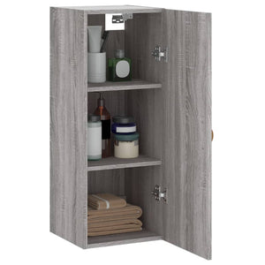 Ντουλάπι Τοίχου Γκρι Sonoma 34,5 x 34 x 90 εκ.
