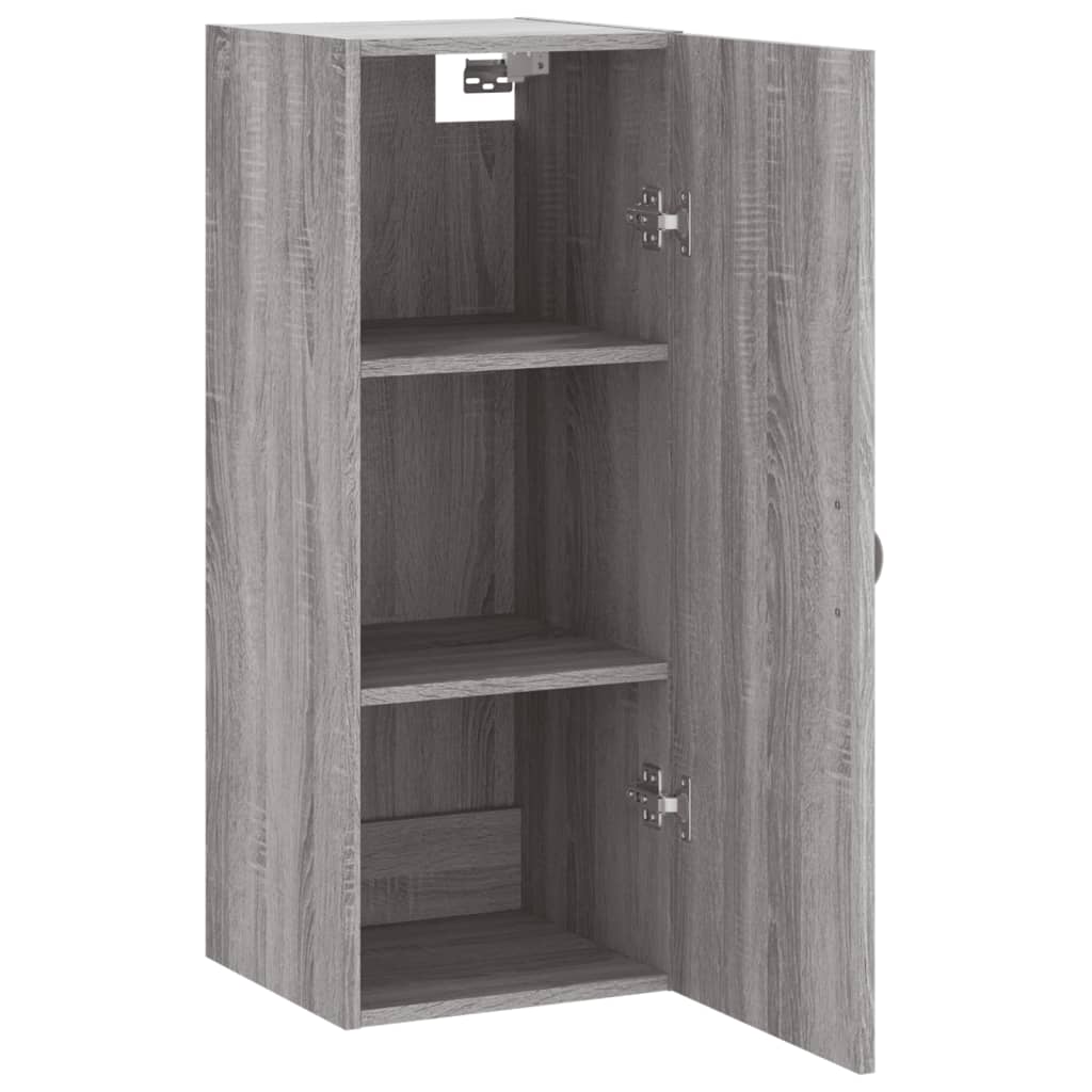 Ντουλάπι Τοίχου Γκρι Sonoma 34,5 x 34 x 90 εκ.