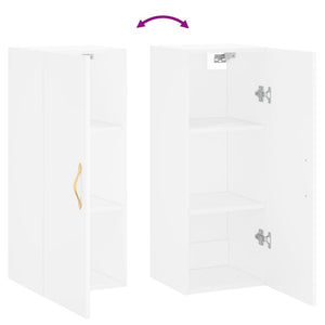 Ντουλάπι Τοίχου Λευκό 34,5 x 34 x 90 εκ. - Pakobazaar