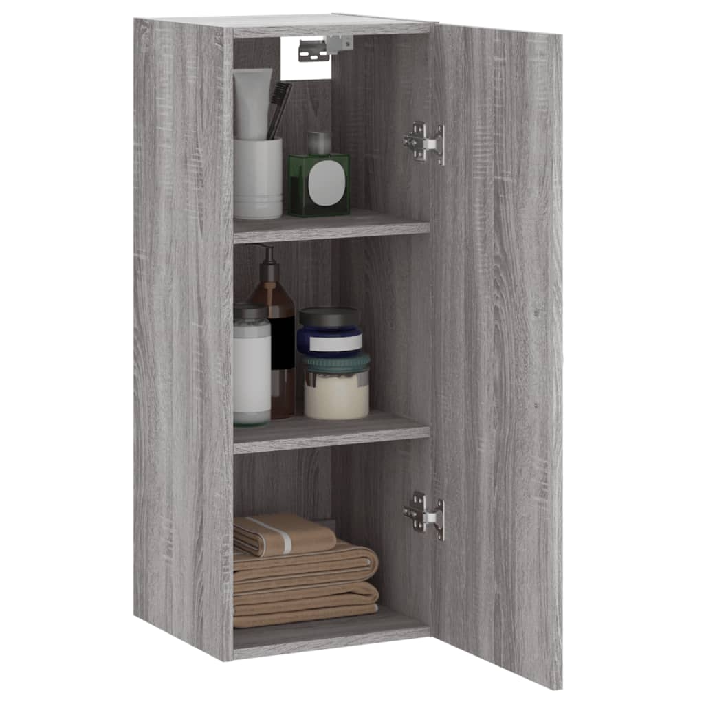 Ντουλάπι Τοίχου Γκρι Sonoma 34,5 x 34 x 90 εκ. - Pakobazaar