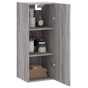 Ντουλάπι Τοίχου Γκρι Sonoma 34,5 x 34 x 90 εκ. - Pakobazaar
