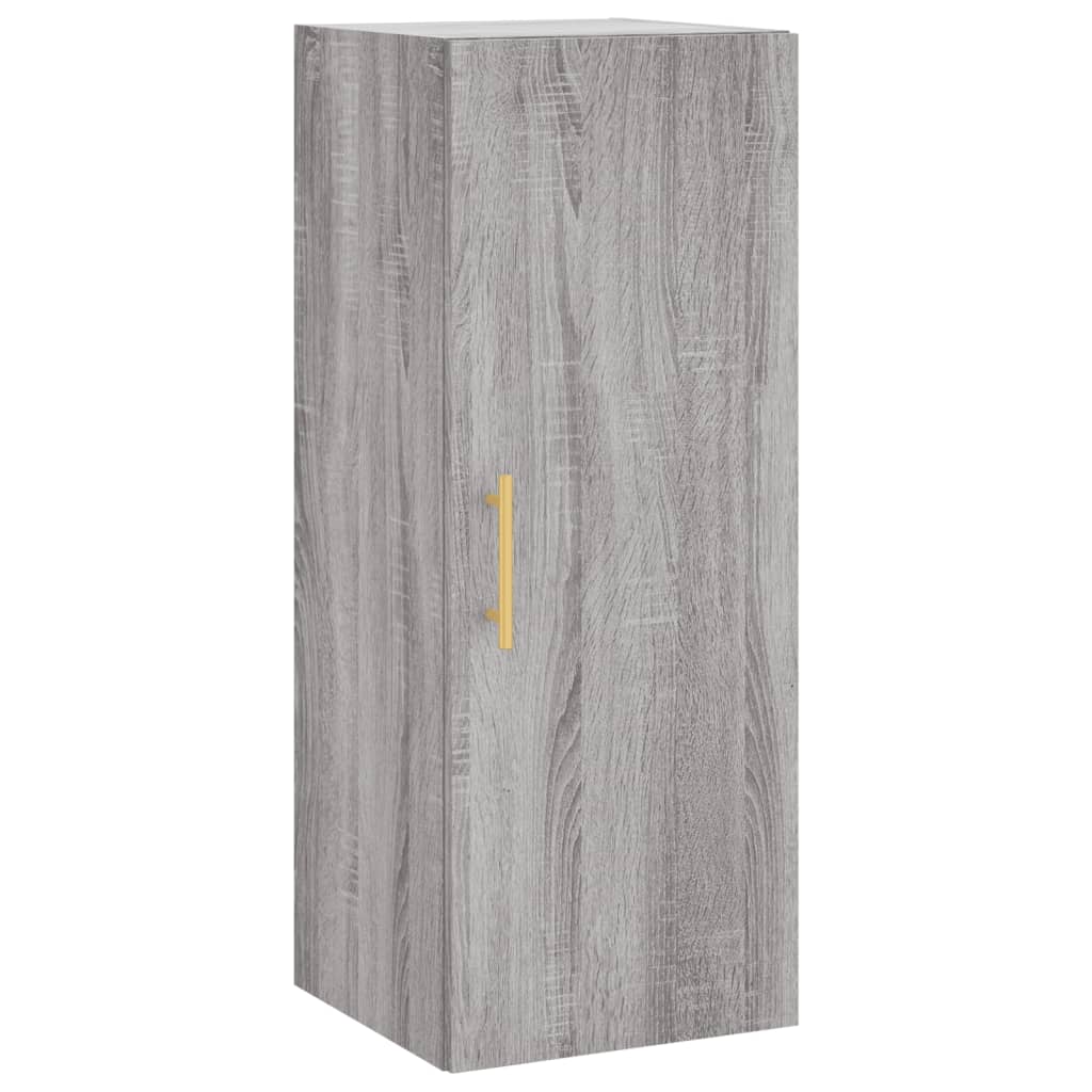 Ντουλάπι Τοίχου Γκρι Sonoma 34,5 x 34 x 90 εκ.
