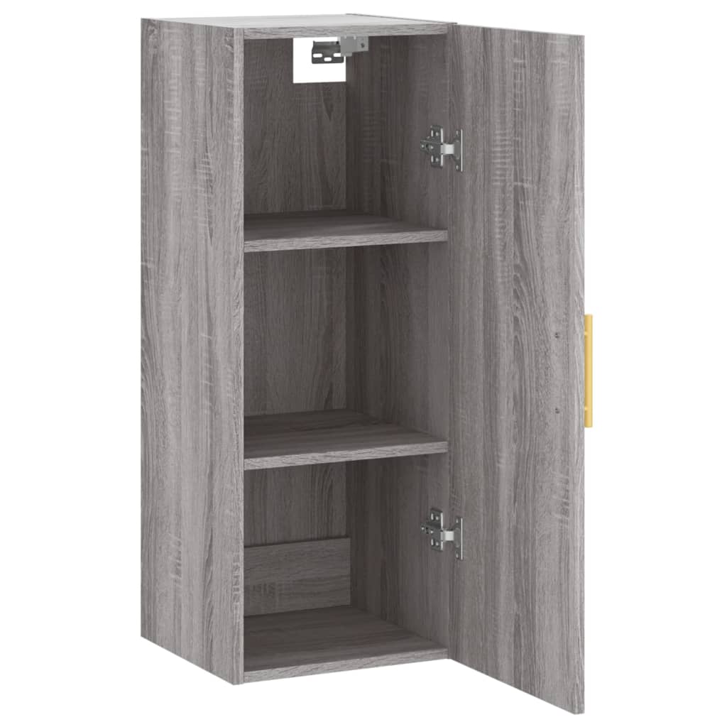 Ντουλάπι Τοίχου Γκρι Sonoma 34,5 x 34 x 90 εκ.