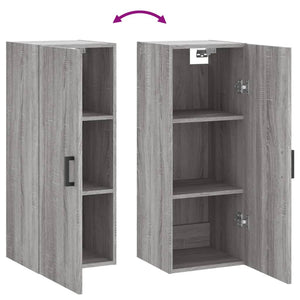 Ντουλάπι Τοίχου Γκρι Sonoma 34,5 x 34 x 90 εκ. - Pakobazaar