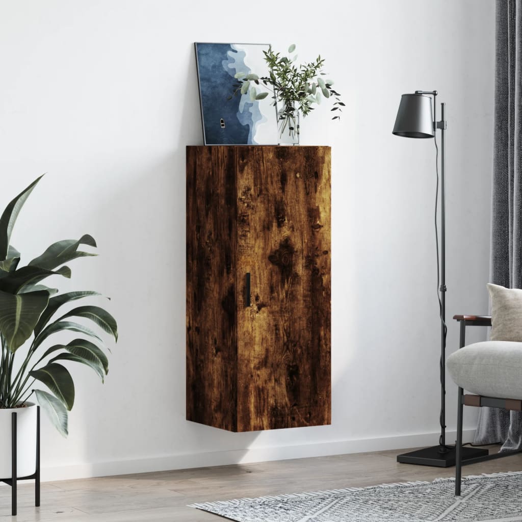 Ντουλάπι Τοίχου Καπνιστή Δρυς 34,5 x 34 x 90 εκ. - Pakobazaar