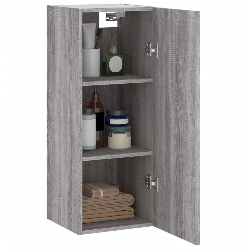 Ντουλάπι Τοίχου Γκρι Sonoma 34,5 x 34 x 90 εκ.