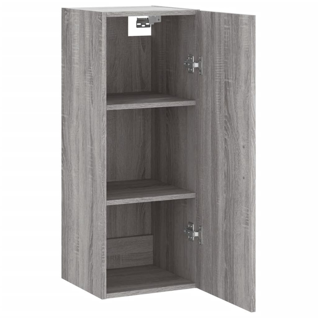 Ντουλάπι Τοίχου Γκρι Sonoma 34,5 x 34 x 90 εκ.