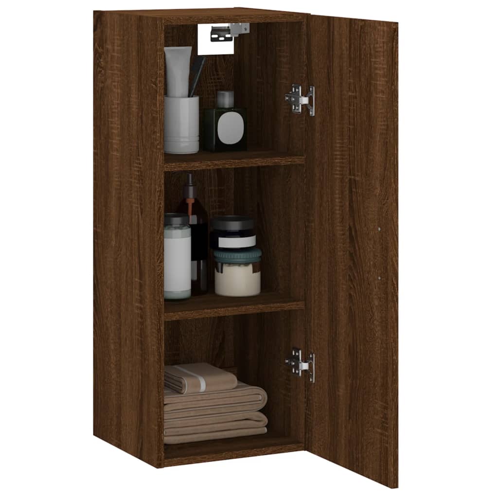 Ντουλάπι Τοίχου Καφέ Δρυς 34,5 x 34 x 90 εκ. - Pakobazaar