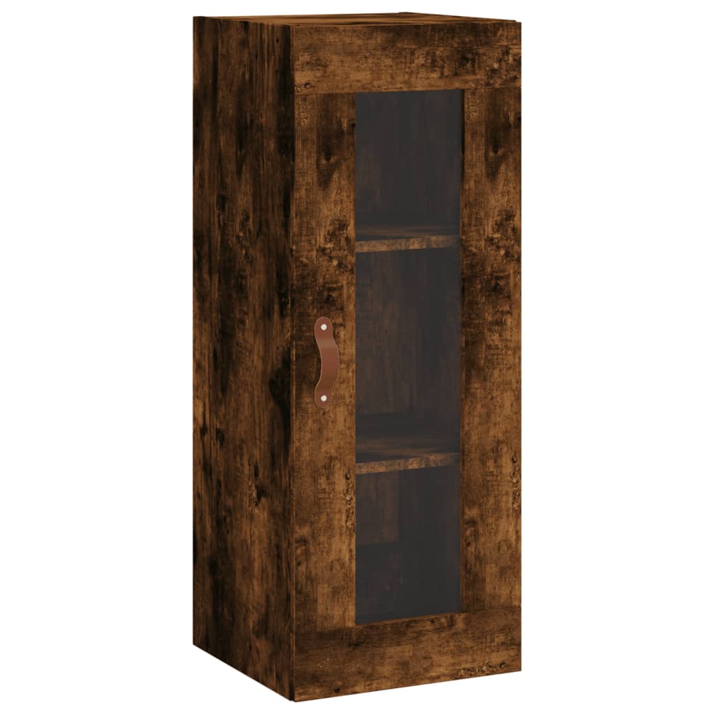 Ντουλάπι Τοίχου Καπνιστή Δρυς 34,5 x 34 x 90 εκ.