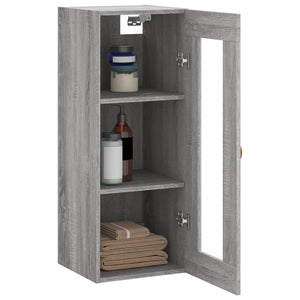 Ντουλάπι Τοίχου Γκρι Sonoma 34,5 x 34 x 90 εκ.