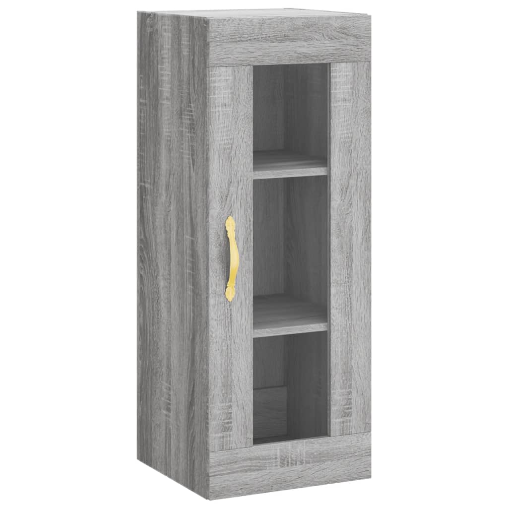 Ντουλάπι Τοίχου Γκρι Sonoma 34,5 x 34 x 90 εκ.