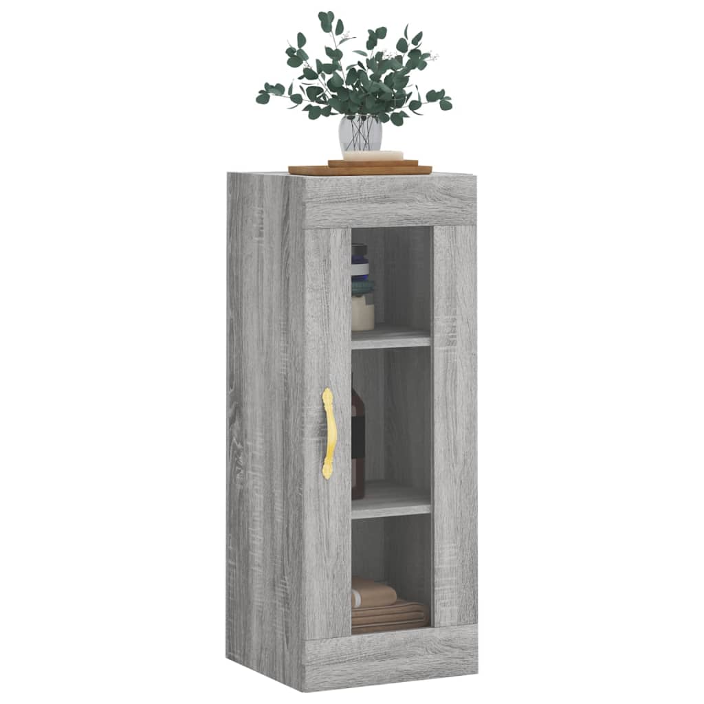 Ντουλάπι Τοίχου Γκρι Sonoma 34,5 x 34 x 90 εκ.