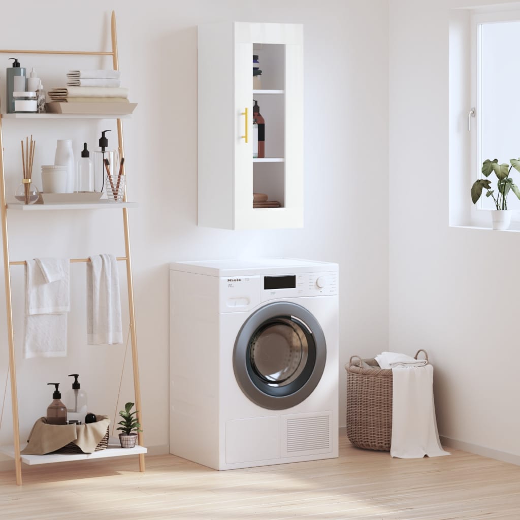 Ντουλάπι Τοίχου Λευκό 34,5 x 34 x 90 εκ. - Pakobazaar