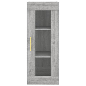 Ντουλάπι Τοίχου Γκρι Sonoma 34,5 x 34 x 90 εκ.