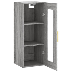 Ντουλάπι Τοίχου Γκρι Sonoma 34,5 x 34 x 90 εκ.