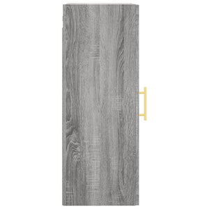 Ντουλάπι Τοίχου Γκρι Sonoma 34,5 x 34 x 90 εκ.