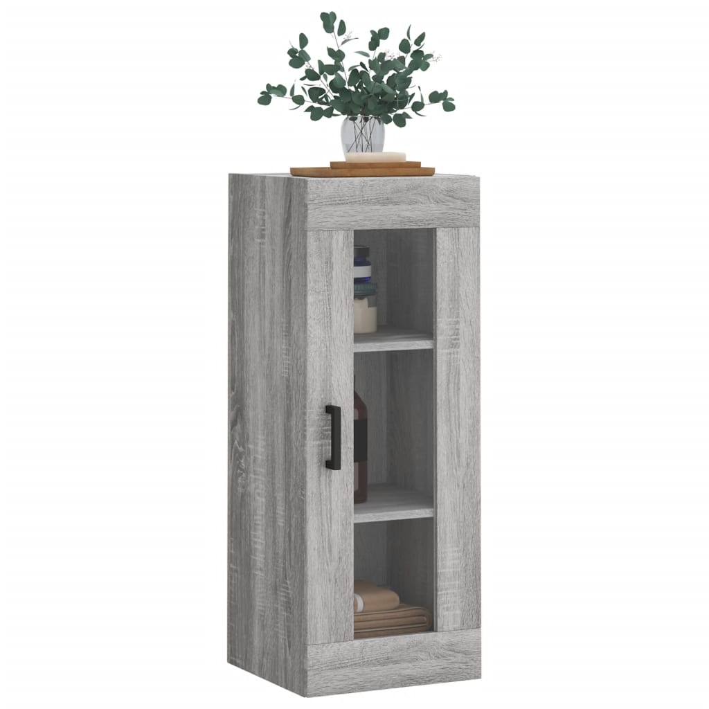 Ντουλάπι Τοίχου Γκρι Sonoma 34,5 x 34 x 90 εκ.